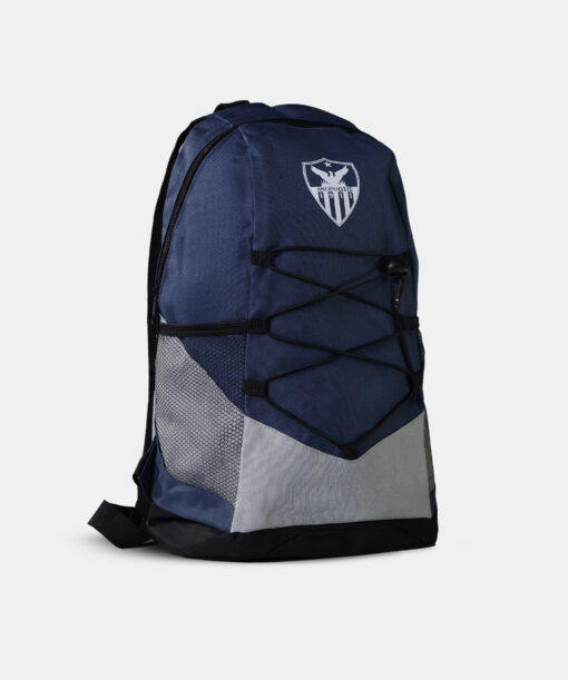 Backpack with mesh side pockets