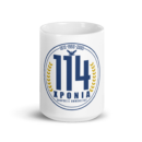 114 Years - White glossy mug