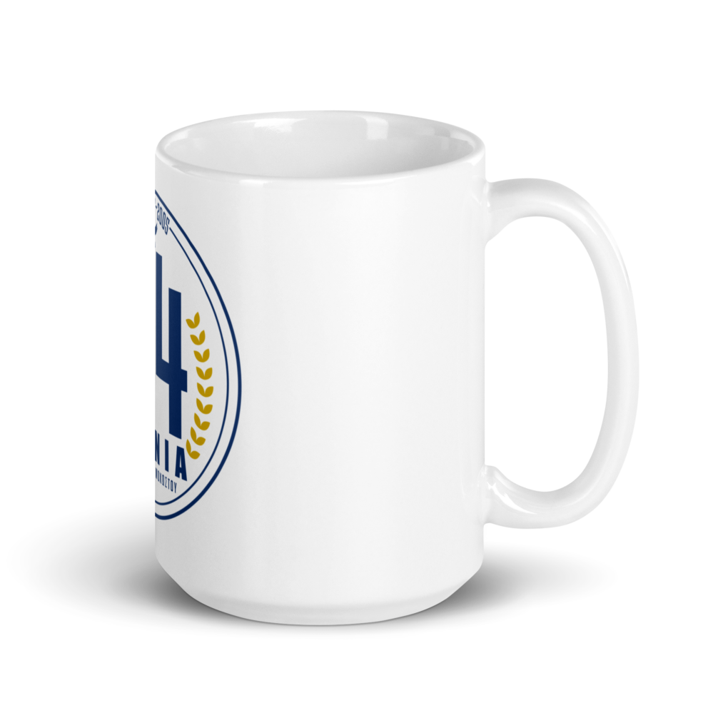 114 Years - White glossy mug - Image 5