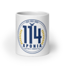 114 Years - White glossy mug